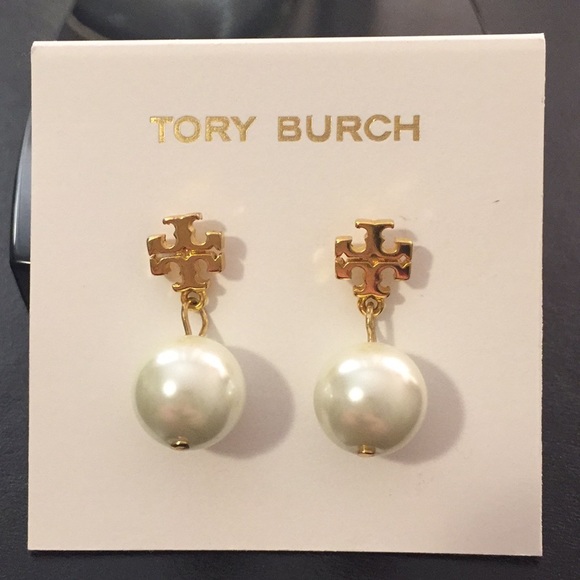 Tory Burch Jewelry - Tory Burch Evie Pearl Earrings